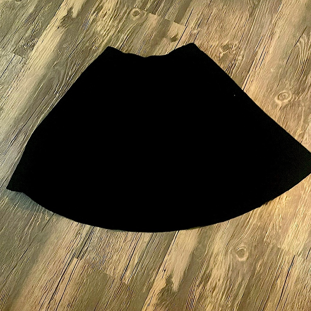 Black skirt almost knitted material